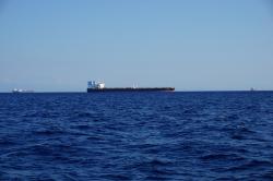Greece 2022: Drifting freighter  -  07.22  -  Greece